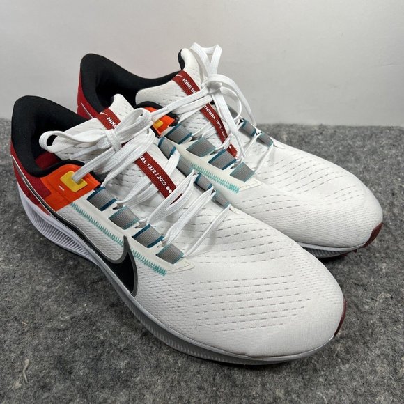 Nike Other - Nike Air Zoom Pegasus 38 - DQ4499 101 - Sail/Black-Red-Men's 13, UK12, EUR 47.5